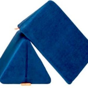Nugget Triangular Support Pillow Covers - Navy